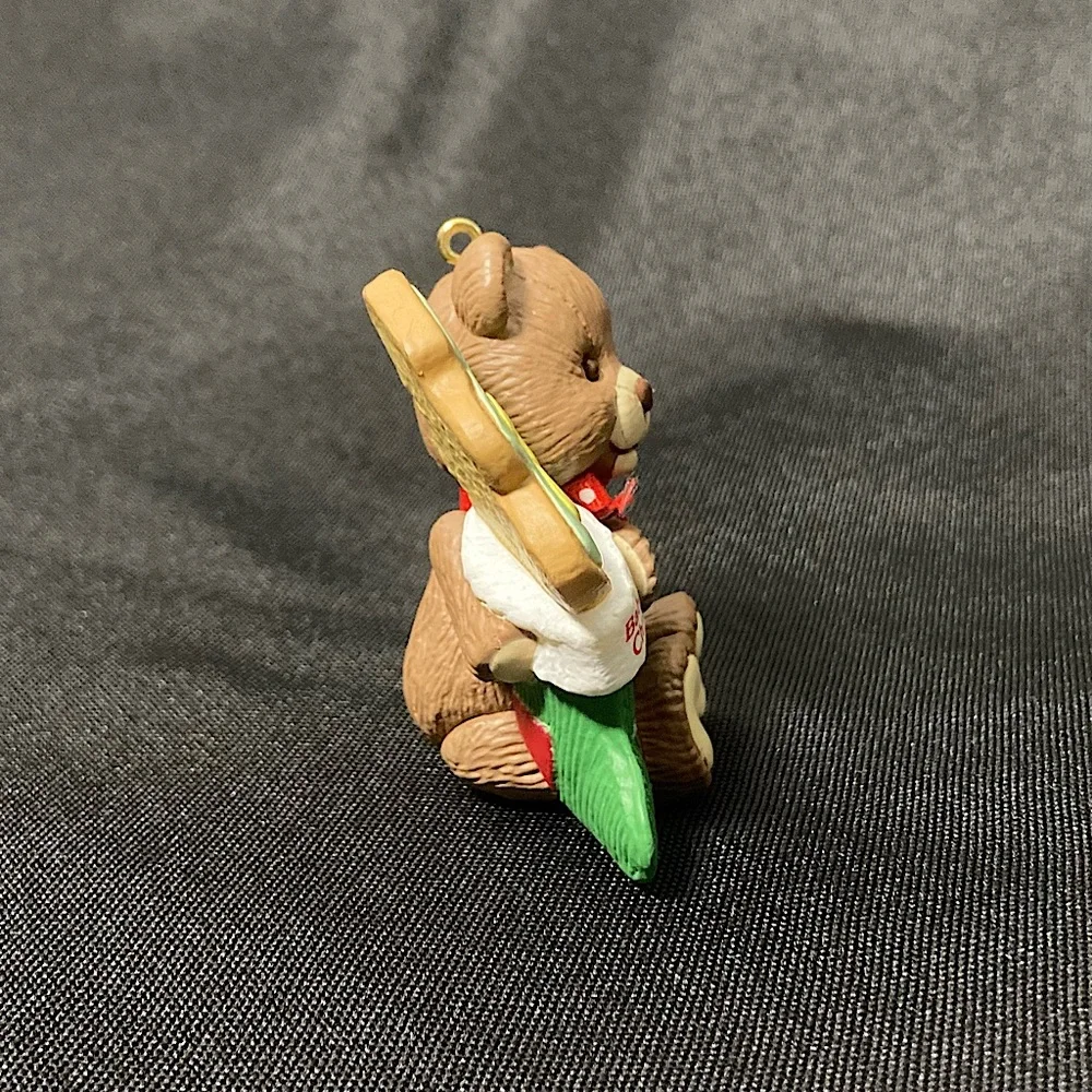 💚 Vintage Hallmark Keepsake ornament Child’s Second Christmas 1996 Teddy Bear